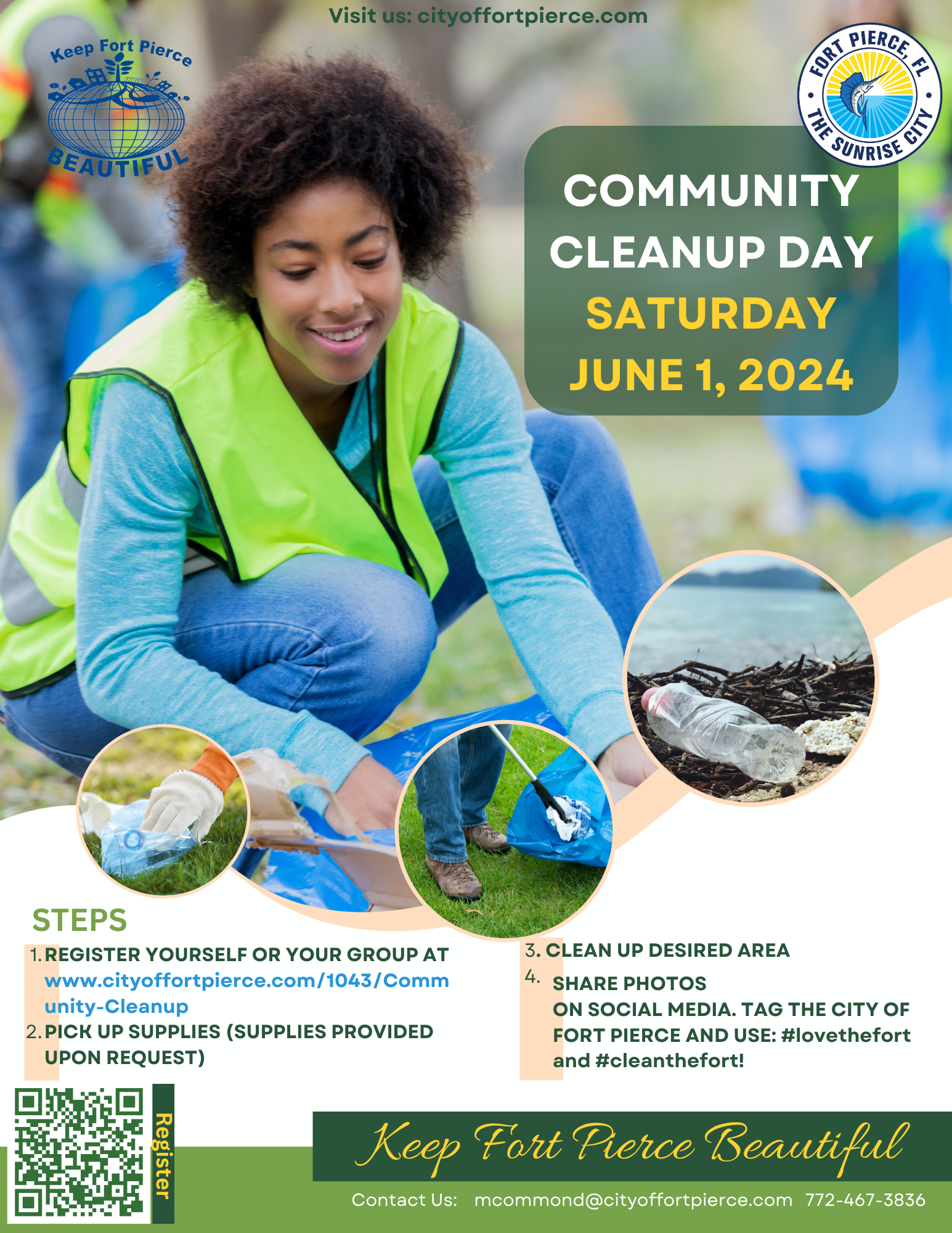 June 1st Community Cleanup Day Flyer