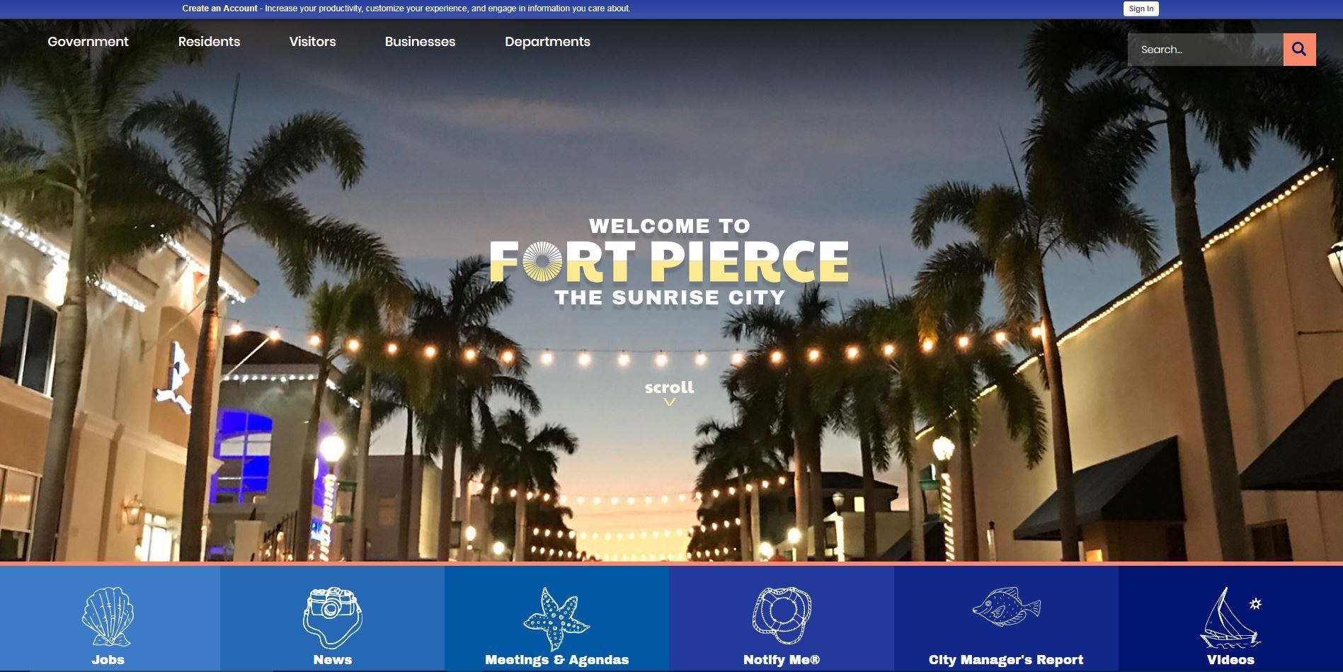 City of Fort Pierce Website