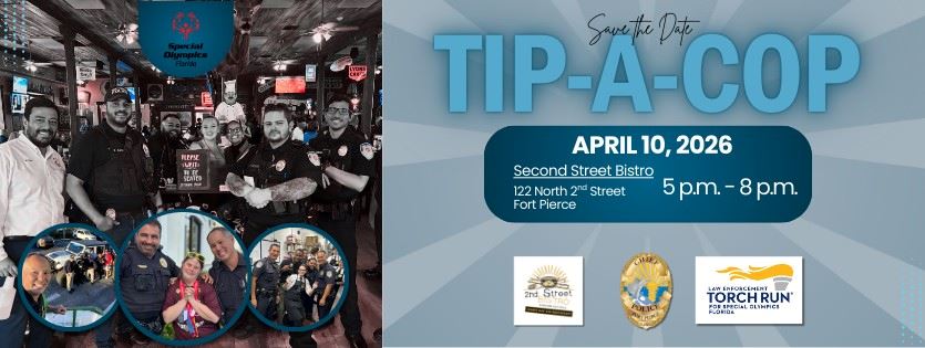 Tip a Cop at Second Street Bistro Flyer 