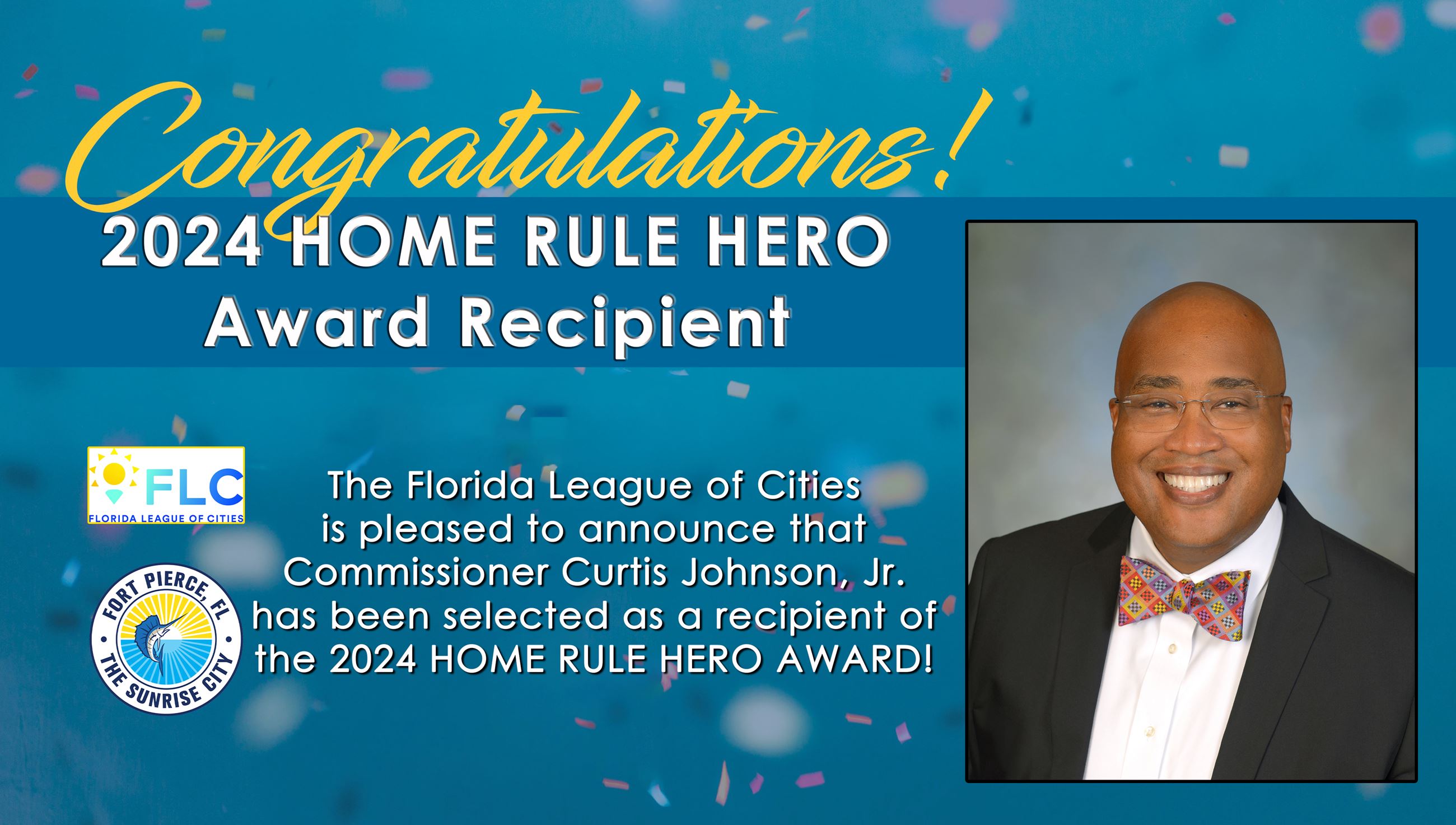 2024 Home Rule Hero Award Curtis Johnson 